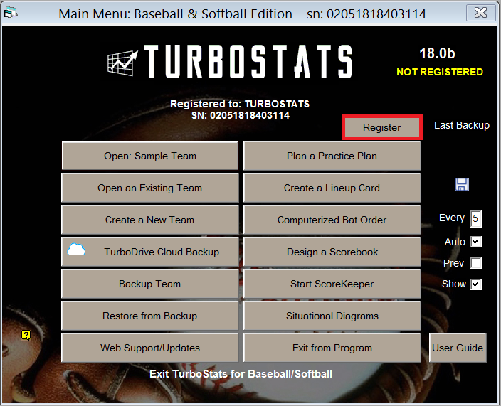 basketball register