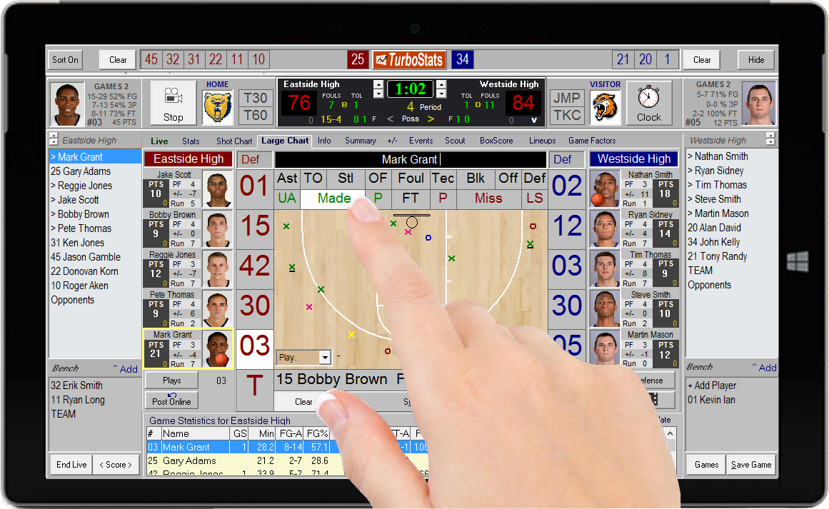 Basketball Statistics App